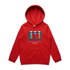 Test Tubes, Just Looking For A Reaction - Kids Hoodie Red Kids Hoodie Printed In Australia