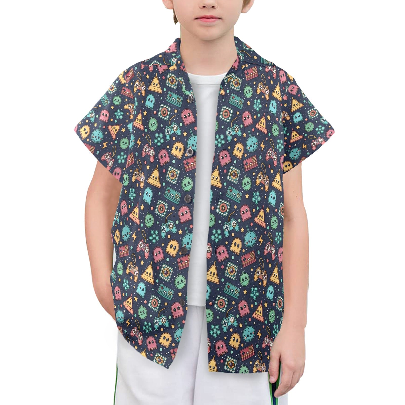 Video Game Senior Kids Hawaiian Shirt