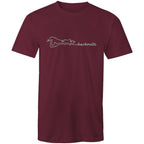 Checkmate, Chess - Mens T-Shirt Burgundy Mens T-shirt Chess Games Printed In Australia