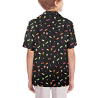 Candy Senior Kids Hawaiian Shirt Senior Kids Hawaiian Shirt 8-15 Food Printed Offshore