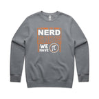 Come To The Nerd Side, We Have Pi - AS Colour Stencil Crew Sweatshirt Gravel Sweatshirt Maths Printed In Australia