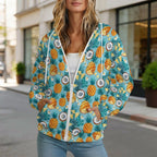 Pineapple Coconut Women's Full-Zip Hoodie