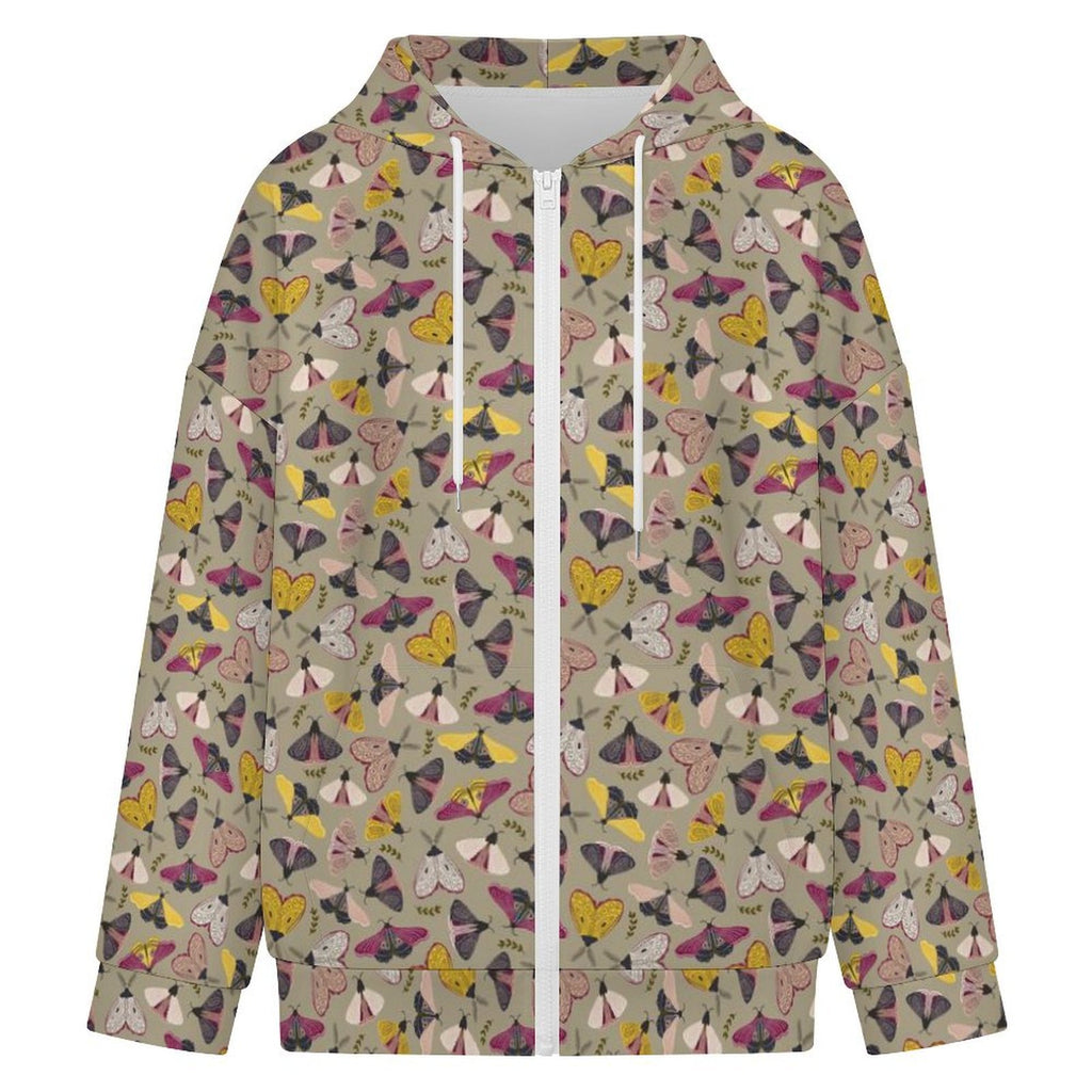 Pretty Moths Women's Full-Zip Hoodie