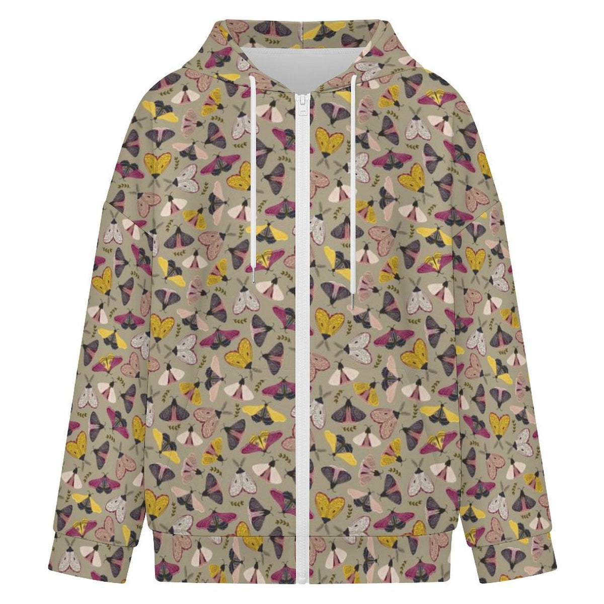 Pretty Moths Women's Full-Zip Hoodie