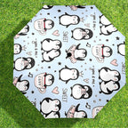 Penguin Love - Semi-Automatic Foldable Umbrella (Model U12) Semi-Automatic Foldable Umbrella (U12)
