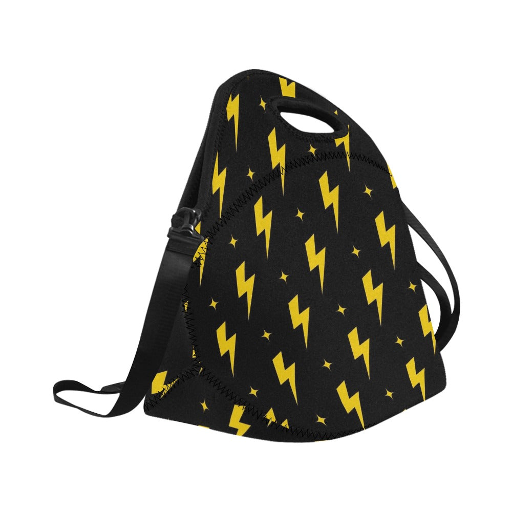 Yellow Lightning - Neoprene Lunch Bag Neoprene Lunch Bag Printed Offshore