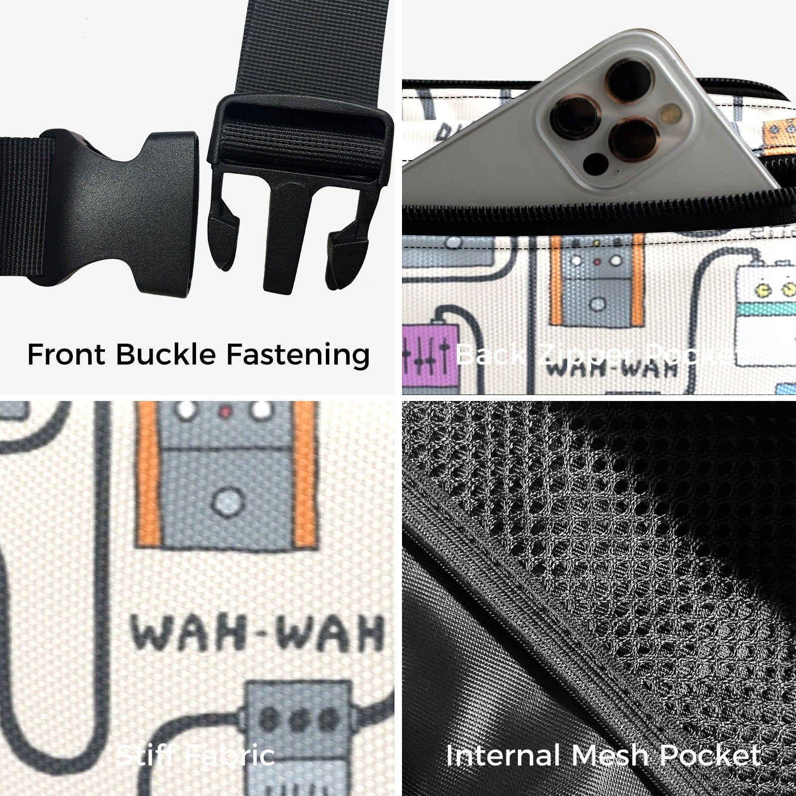 Guitar Pedals - Belt Bag