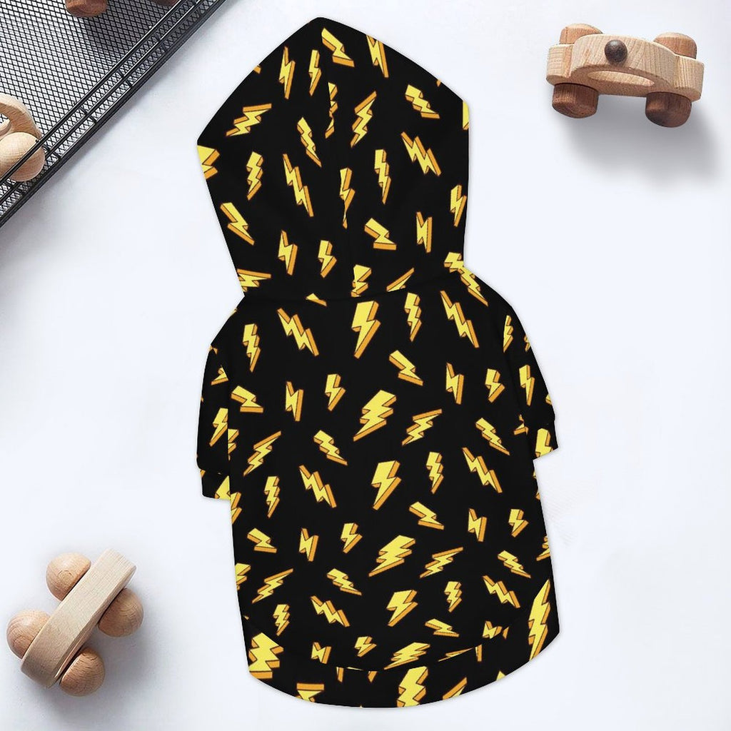 Lightning Bolts Pet Hoodie (Large Size)