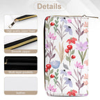 Watercolour Floral -  PU Leather Wallet