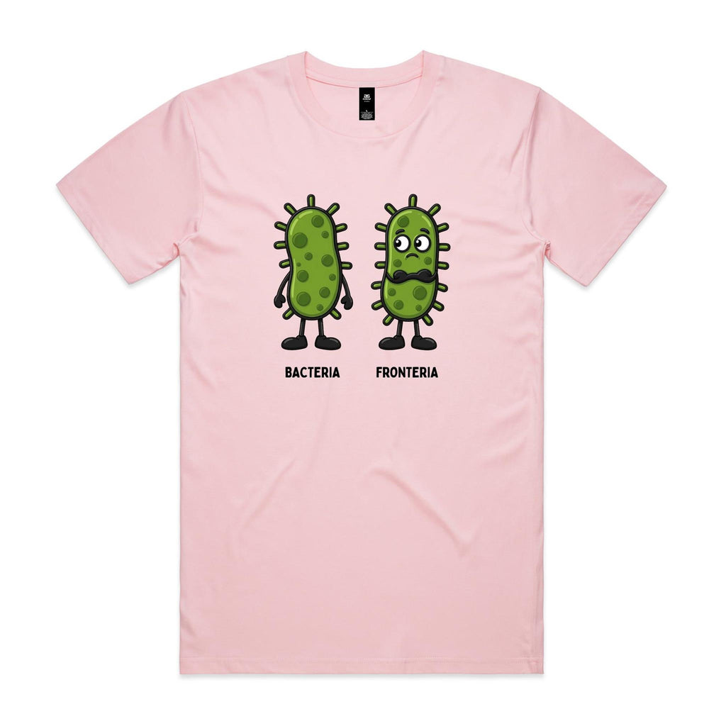 Bacteria Fronteria Men's AS Colour T-shirt Pink Mens T-shirt Printed In Australia Science