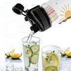 Pastel Rainbows - Insulated Water Bottle with Dual-Use Lid (18oz) Insulated Water Bottle with Dual-Use Lid (18oz) Printed Offshore