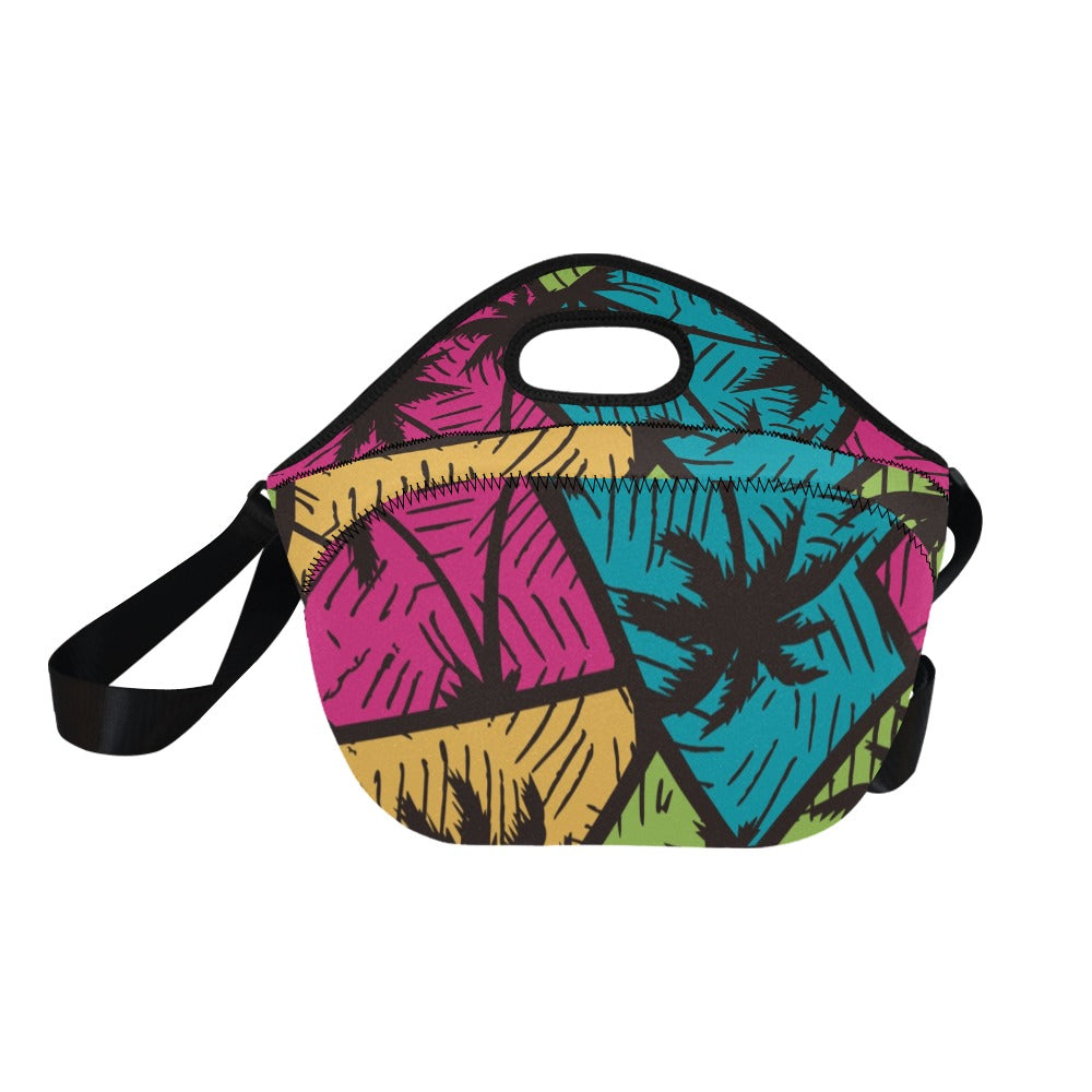 Palm Trees - Neoprene Lunch Bag Neoprene Lunch Bag Printed Offshore