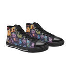 Monster Mania - Men's High Top Canvas Shoes