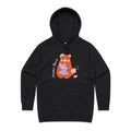 Mama Bear Women's AS Colour Hoodie Black Womens Hoodie animal Mum Printed In Australia
