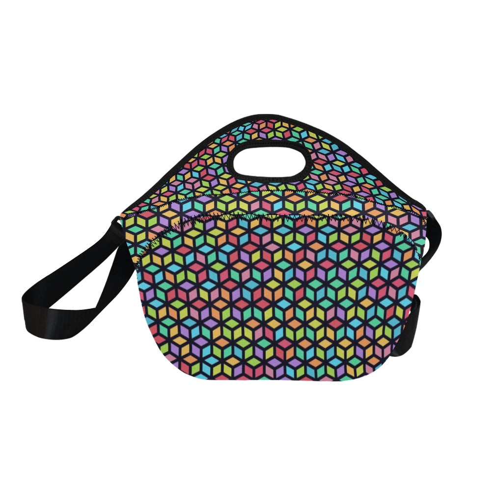Tesselate - Neoprene Lunch Bag Neoprene Lunch Bag Printed Offshore
