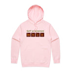 Self Proclaimed Genius - Mens Hoodie Pink Mens Hoodie Printed In Australia Science
