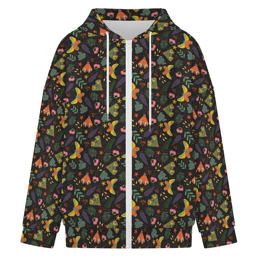 Dark Butterfly Women's Full-Zip Hoodie