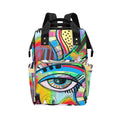Graffiti Bird - Multi-Function Backpack, Nappy / Diaper Bag