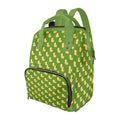 Rubber Ducks On Green Multi-Function Backpack, Nappy / Diaper Bag One Size Multi-function Backpack, Nappy / Diaper Bag animal Printed Offshore