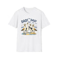 Dad Seagull Unisex T-Shirt White Unisex Adult T-shirt animal Dad Globally Fulfilled