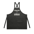 Stand Back, I'm Going To Try Science AS Colour Carrie Apron Coal One Size AS Colour Apron Printed In Australia Science