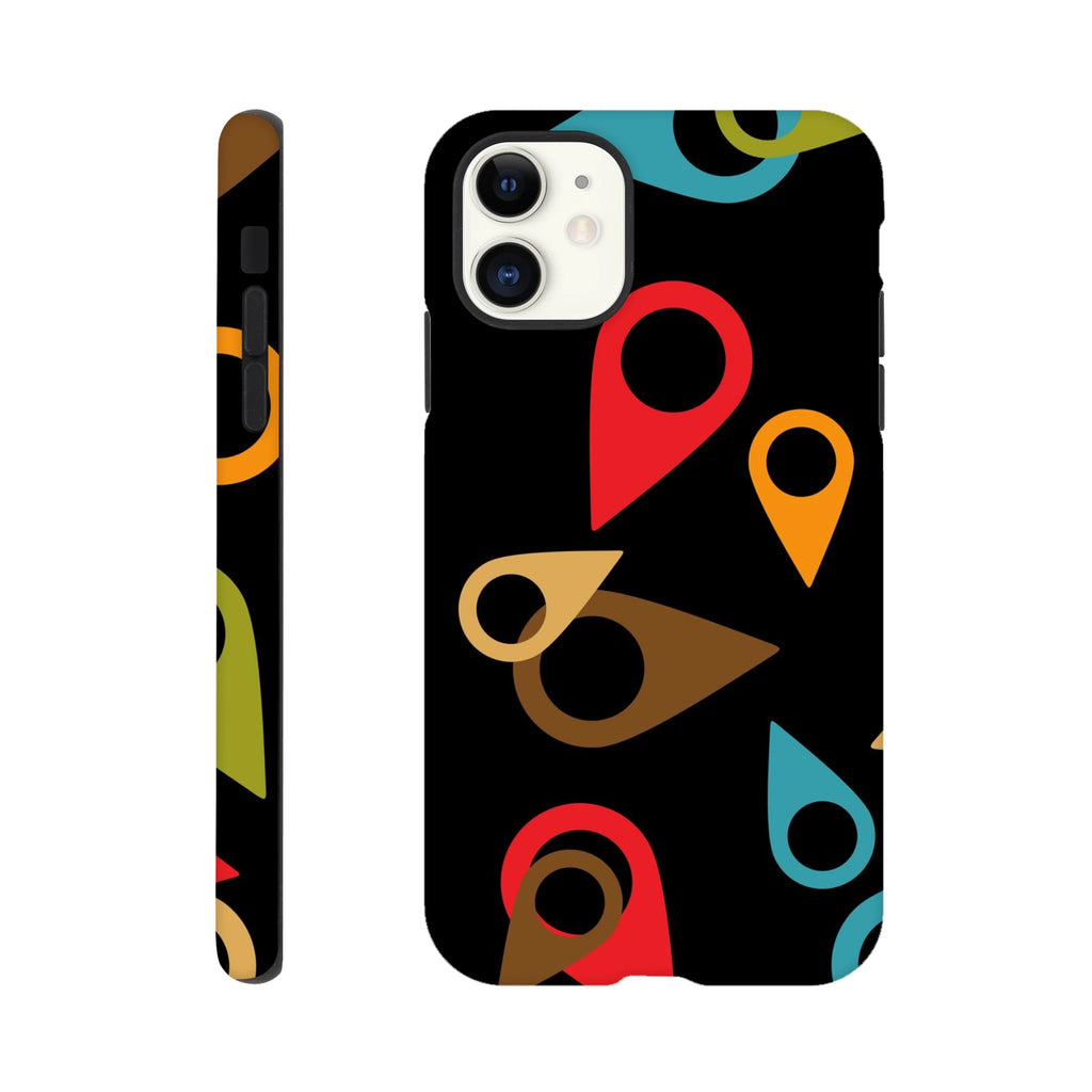 Where Am I, Location Pin - Apple iPhone Tough case iPhone Tough Case Globally Fulfilled