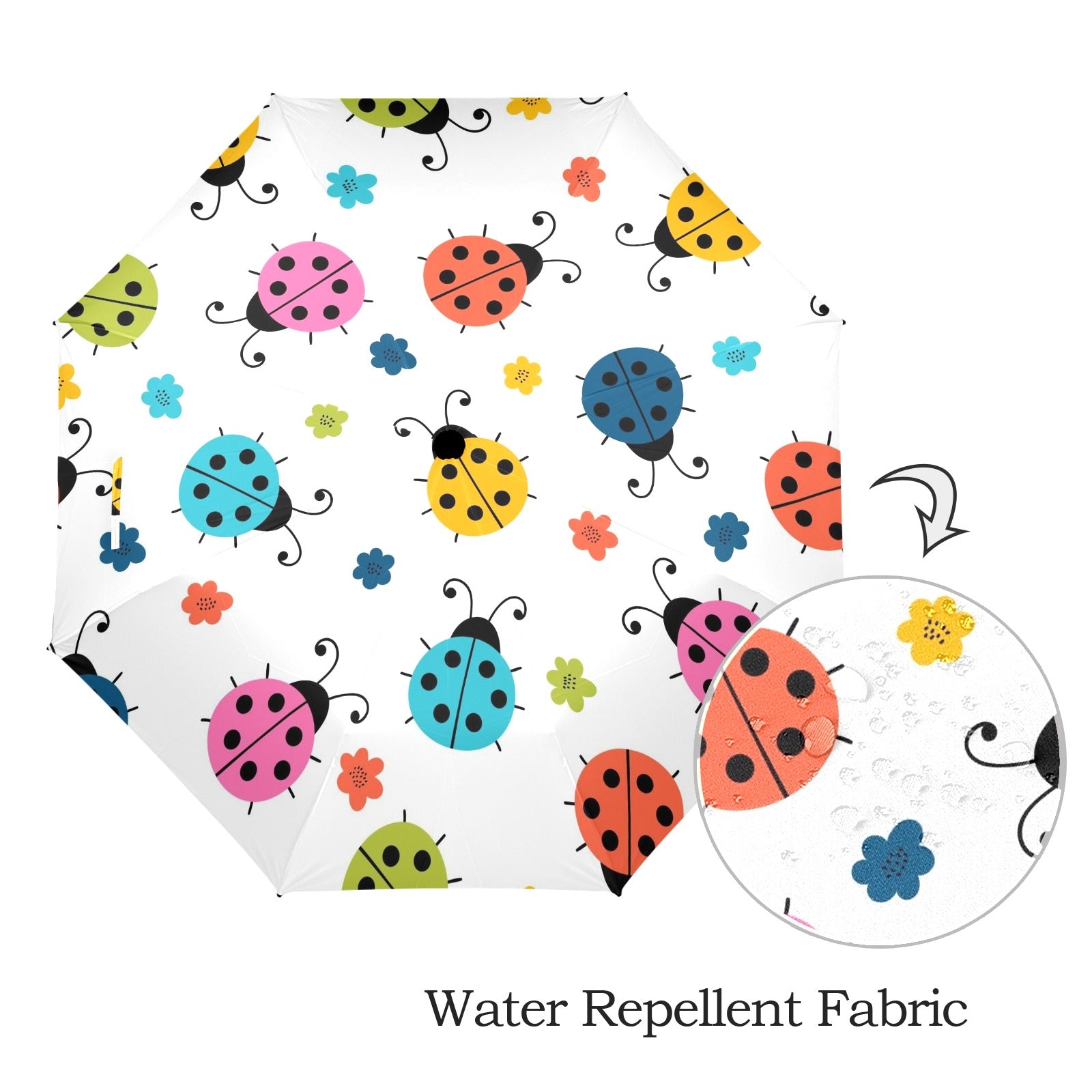 Ladybugs - Semi-Automatic Foldable Umbrella (Model U12) Semi-Automatic Foldable Umbrella (U12)