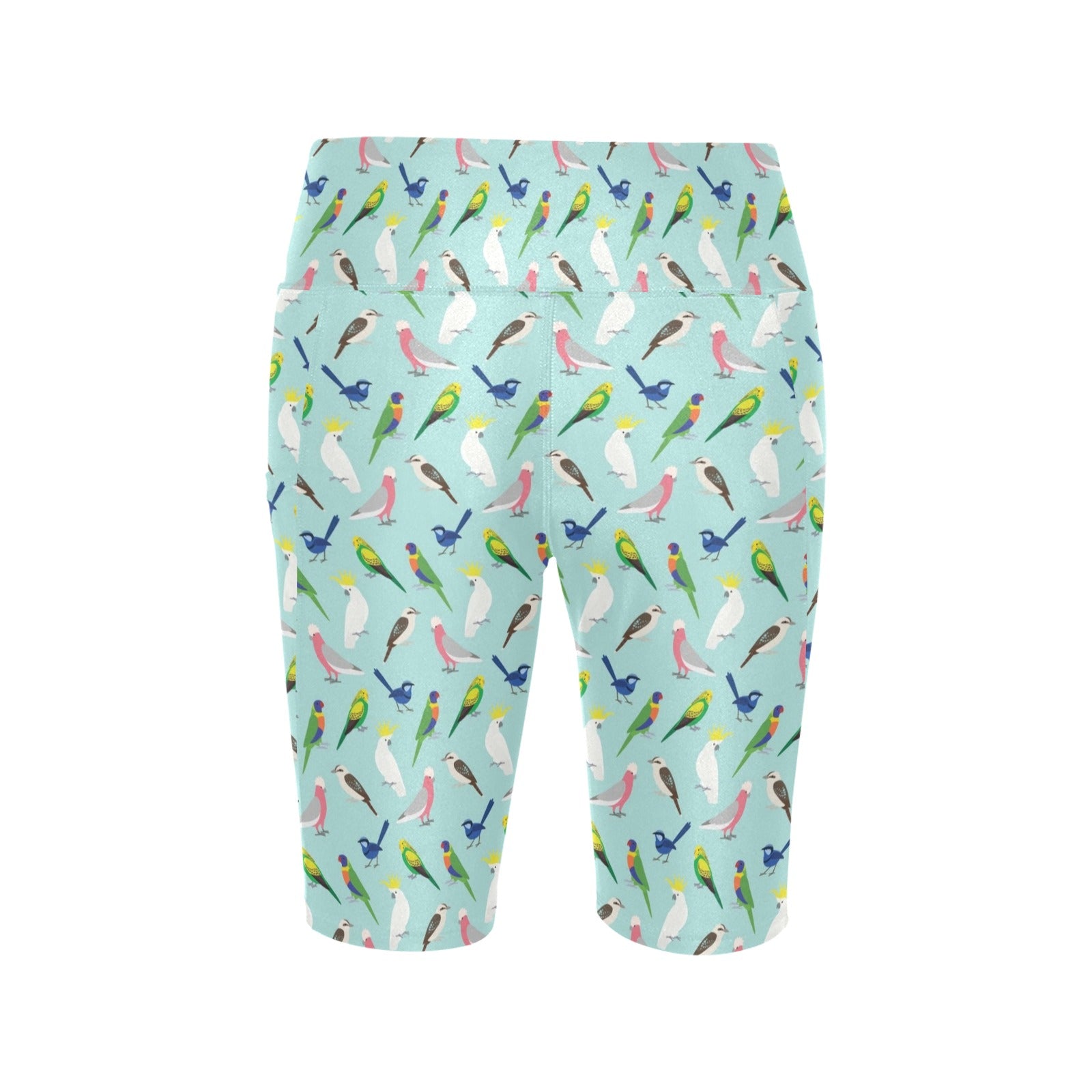 Australian Birds Women's Bike Shorts With Side Pockets