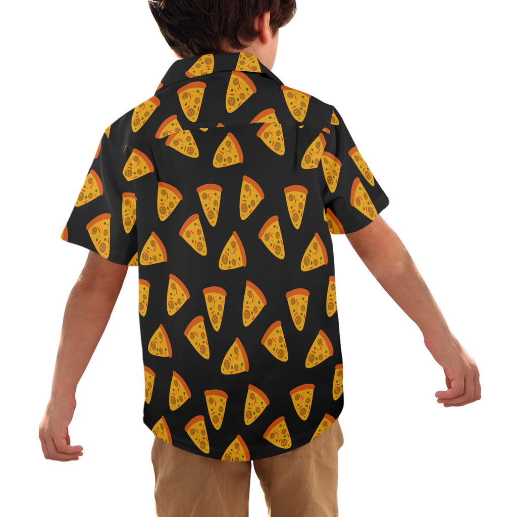 Pizzas - Junior Kids Hawaiian Shirt