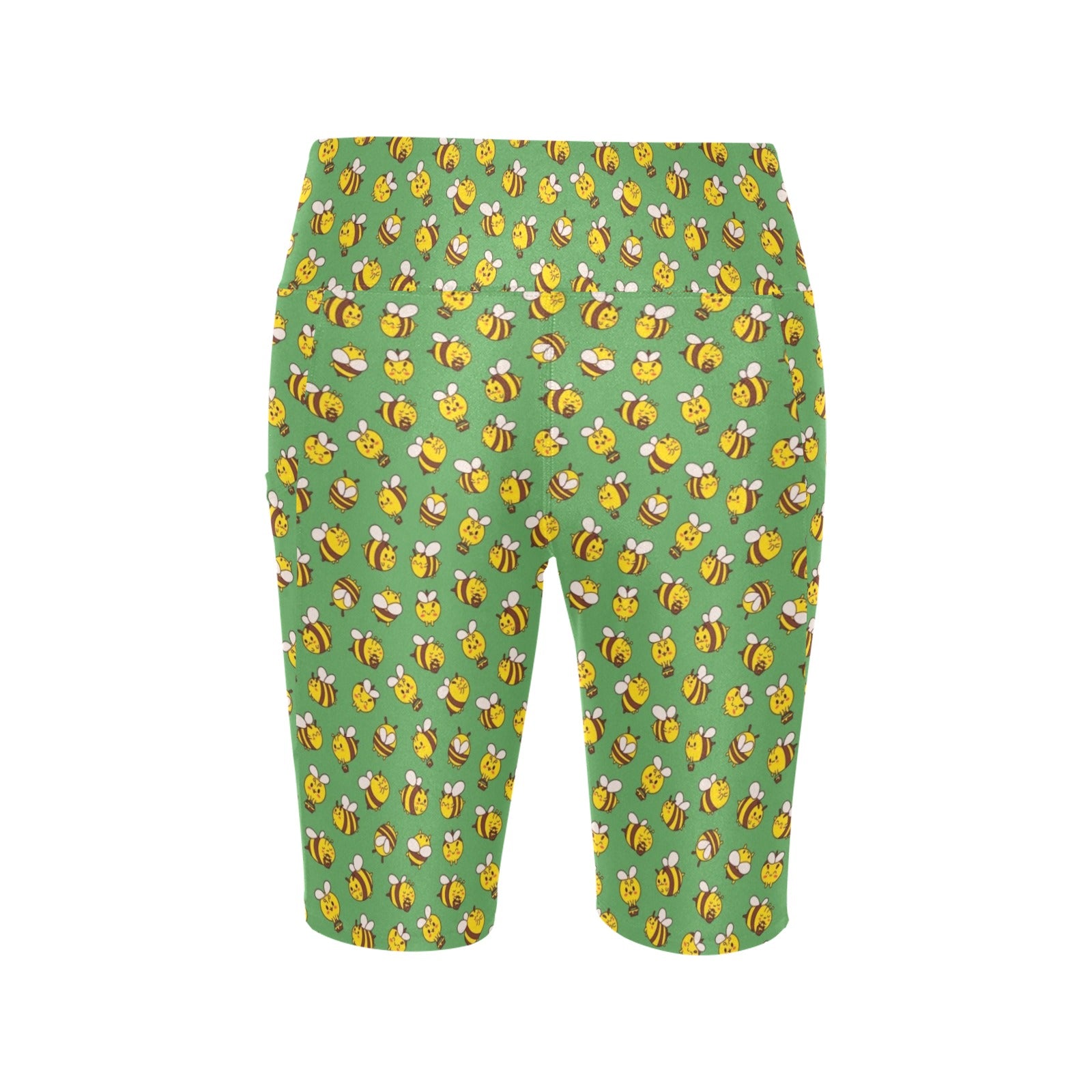 Busy Bees Women's Bike Shorts With Side Pockets