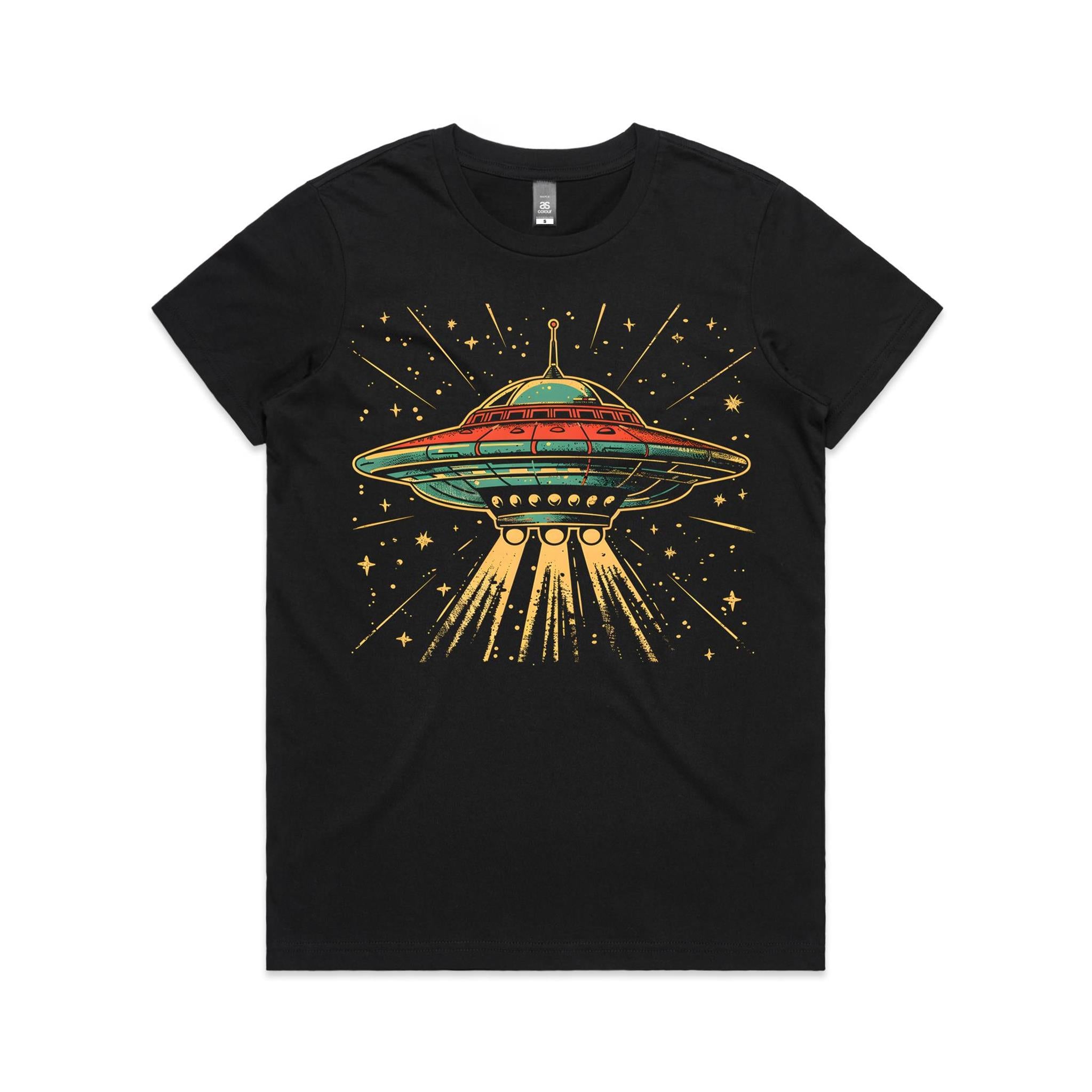 Retro UFO Women's AS Colour T-shirt