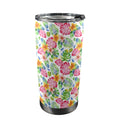 Bright Painted Tropical 20oz Mobile Tumbler with Lid (Black Lock) One Size 20oz Travel Mug Plants Printed Offshore