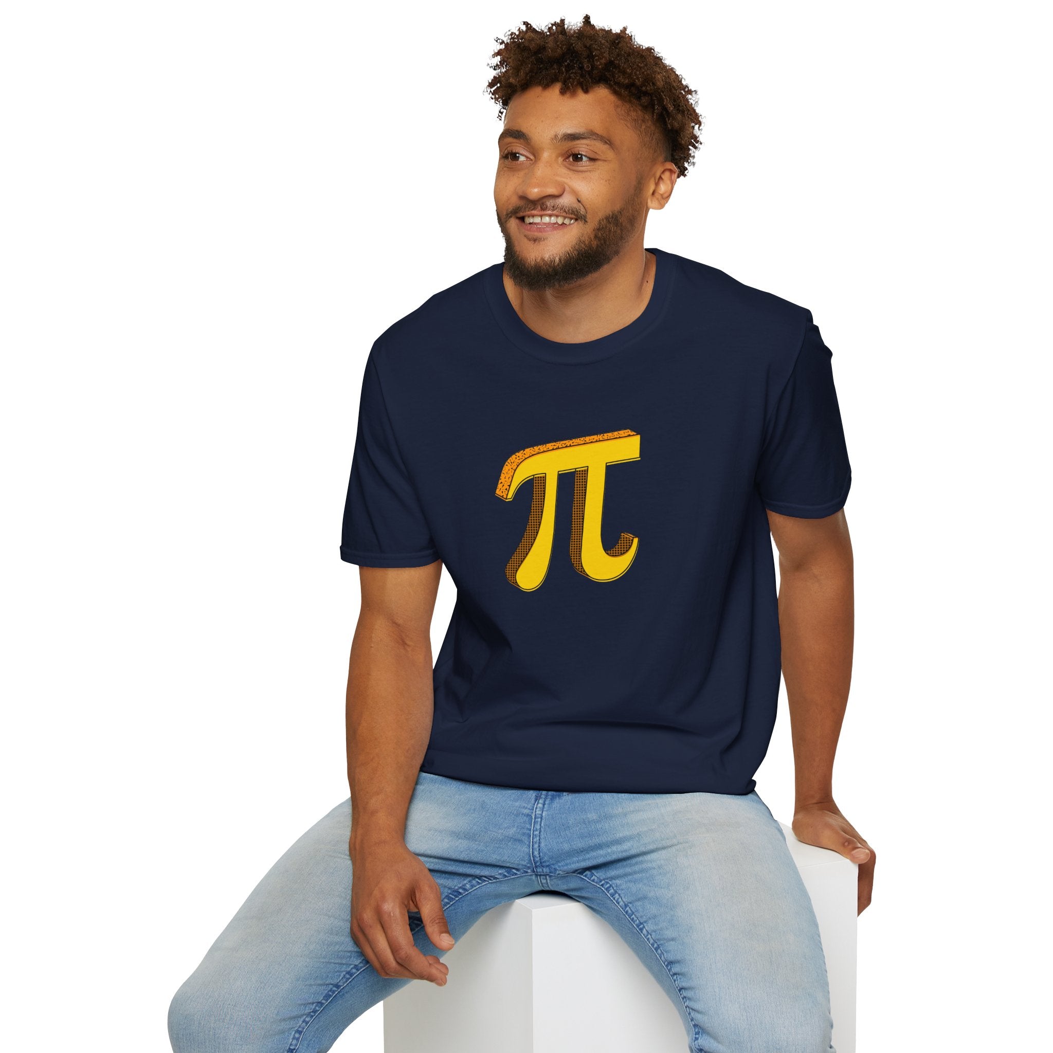 Pi Unisex Softstyle T-Shirt Unisex Adult T-shirt Australian Printer Science