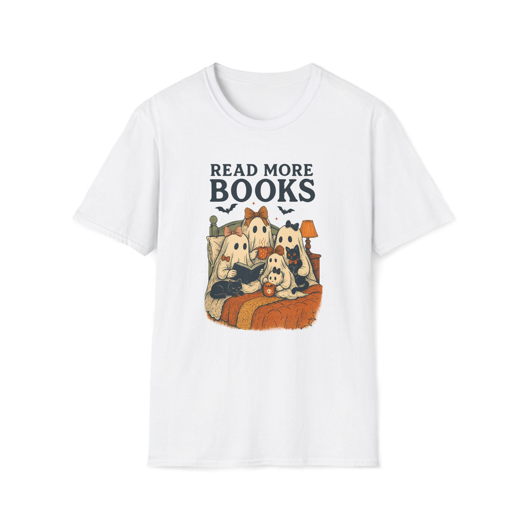 Read More Books, Ghosts - Unisex Softstyle T-shirt