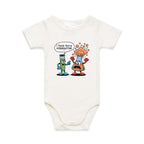 I Think You're Overreacting Chemistry AS Colour Baby Bodysuit