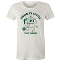 Specialty Coffee Women's AS Colour T-shirt Natural Womens T-shirt Coffee Printed In Australia