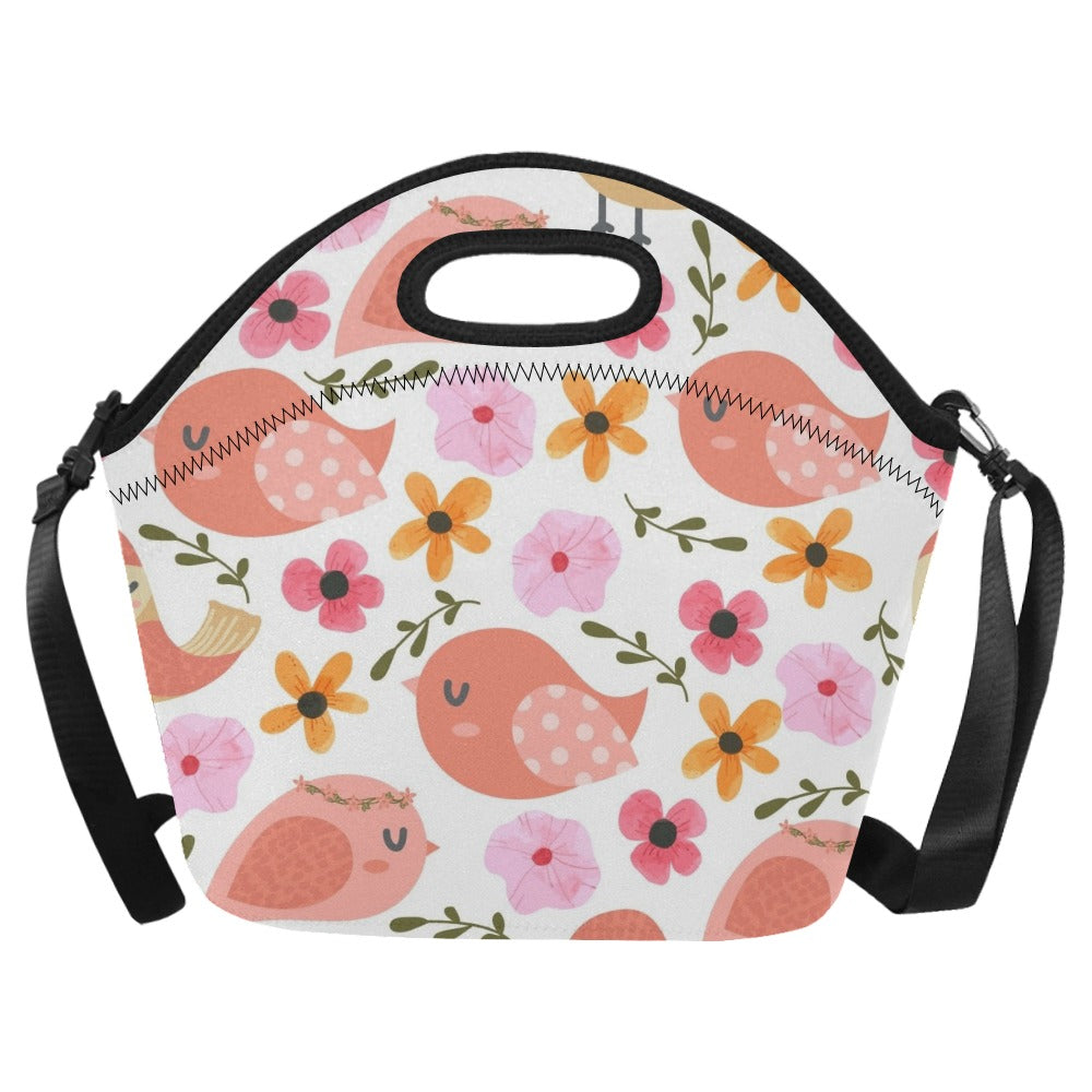 Lovely Birds - Neoprene Lunch Bag One Size Neoprene Lunch Bag Printed Offshore