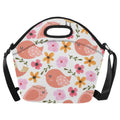 Lovely Birds Neoprene Lunch Bag One Size Neoprene Lunch Bag animal Birds Printed Offshore