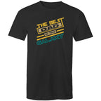 The Best Dad In The Galaxy - Mens T-Shirt Black Mens T-shirt Dad Printed In Australia