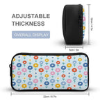 Abstract Cute Flowers Backpack, Lunch Bag & Pencil Case Set