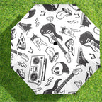 Rock Music - Semi-Automatic Foldable Umbrella (Model U12) Semi-Automatic Foldable Umbrella (U12)