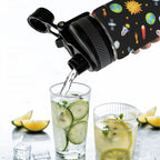 Busy Space - Insulated Water Bottle with Dual-Use Lid (18oz) Insulated Water Bottle with Dual-Use Lid (18oz) Printed Offshore Space