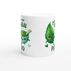 You're The Basil To My Pesto, Valentine - White 11oz Ceramic Mug White 11oz Mug Food Globally Fulfilled Love