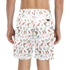 Birds Of A Feather Men's Mid-Length Beach Shorts Men's Mid-Length Beach Shorts animal Birds Printed Offshore