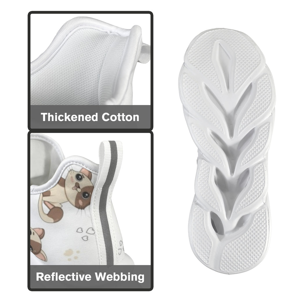 Cheeky Cats Women's Twisted Sole Sneakers