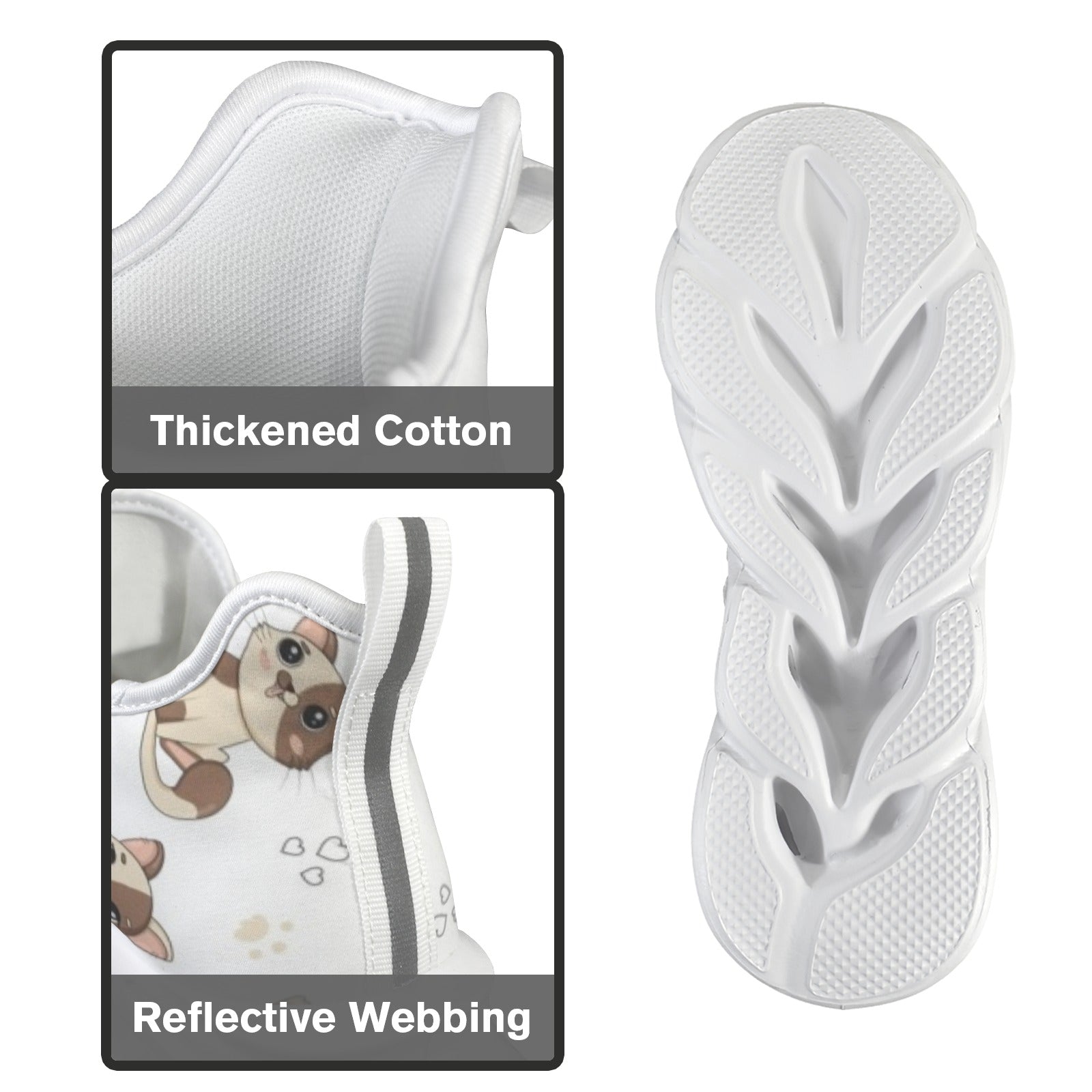 Cheeky Cats Women's Twisted Sole Sneakers
