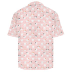 Pink Cats Men's Crinkle Hawaiian Shirt
