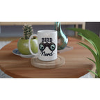 Bird Nerd - White 15oz Ceramic Mug 15oz Mug animal Globally Fulfilled