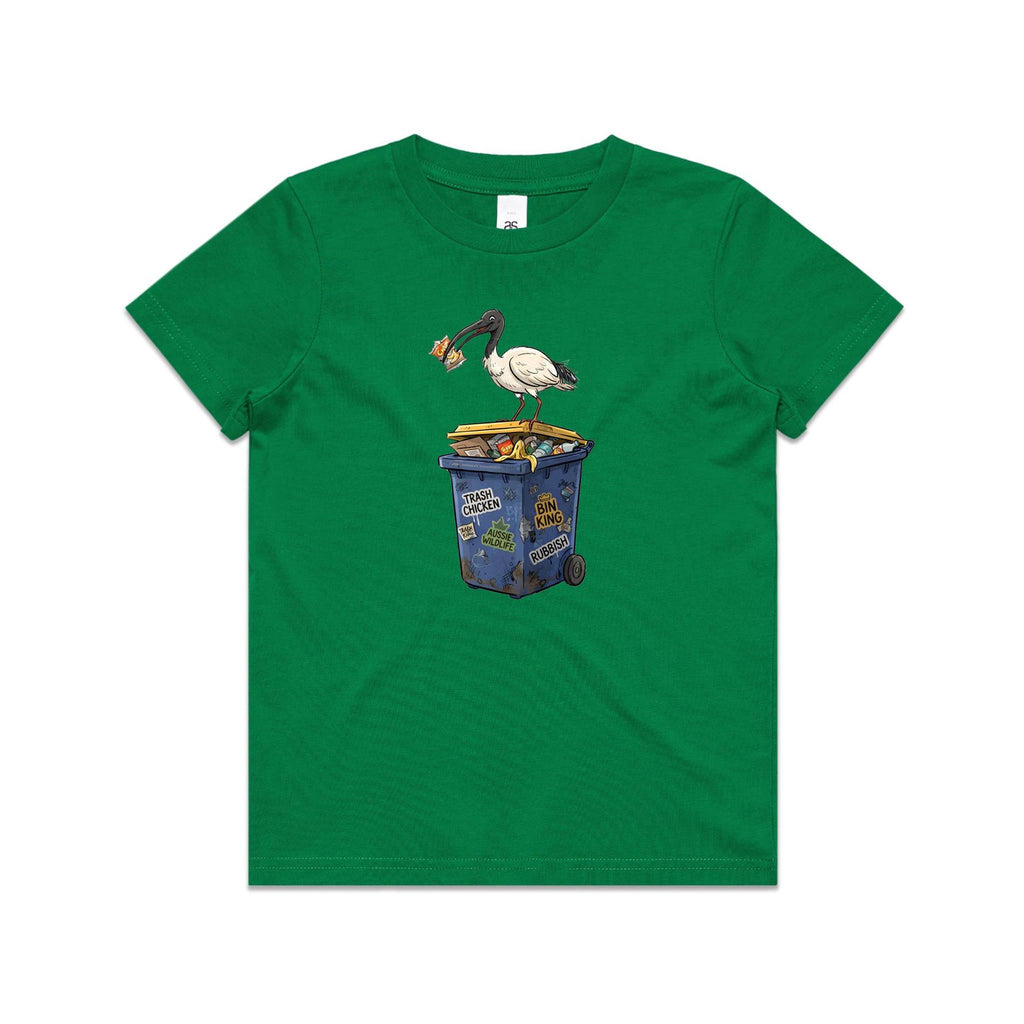 Bin Chicken Australian Ibis Kids AS Colour T-shirt