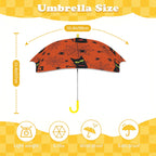 Halloween Black Cats Kids Safe Round Corner Umbrella